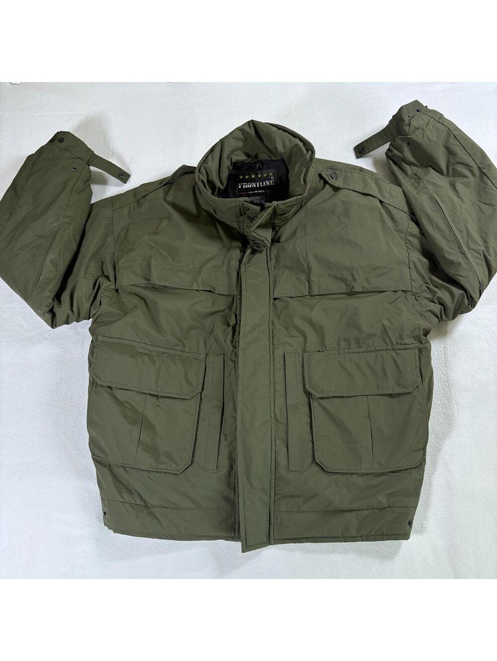 Frontline Jacket Men M Olive Military Tactical Field Coat Thinsulate Utility